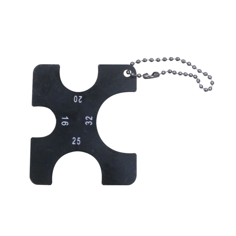 DL-1232-24 ابزار گیج کولیس 4 در 1 لوله قطر لوله های اندازه گیری مشکی
