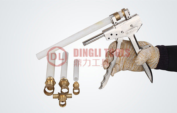 ابزار گسترش دهنده لوله نقره ای DL-1225 PEX 1 کیلوگرمی برای اتصالات کشویی سری S5